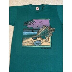 Vintage 80s Long Beach Island NJ Single Stitch USA Made Shirt Size M Jerzees